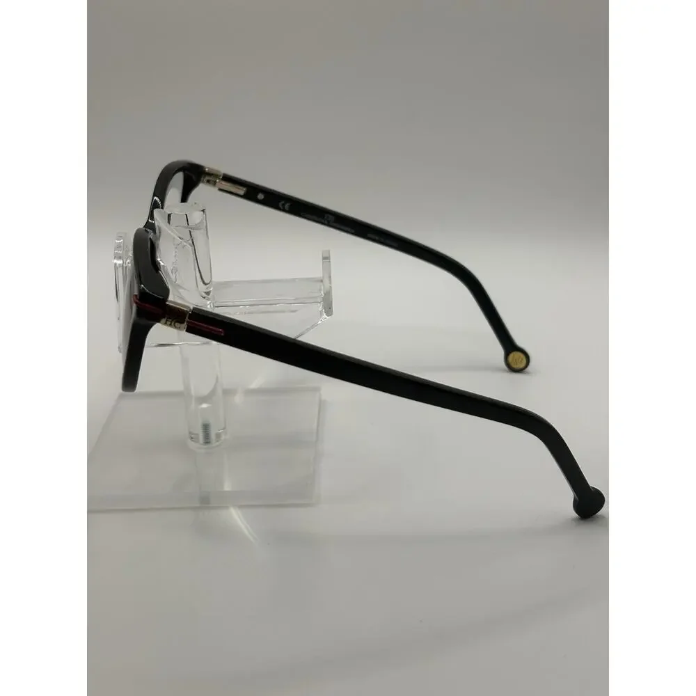 Carolina Herrera VHE660K 0700 Black Eyeglasses Frames 140 Designer